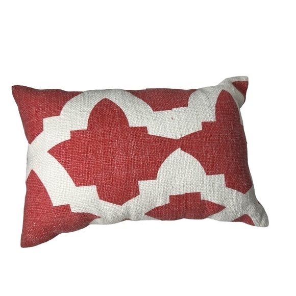 Mela Artisans Ikat Pillow **Cover 18 X 12 Pearly Button Closure NEW Lumbar Throw - Picture 1 of 8